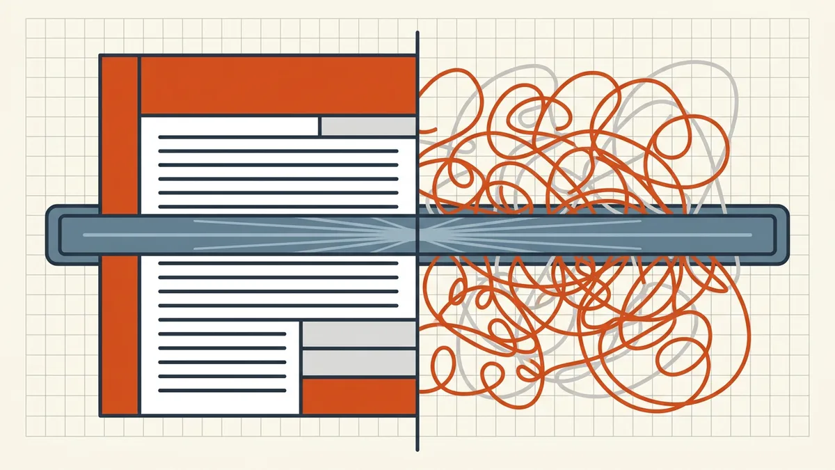 Printed glyphs reading cleanly while cursive strokes wobble under the scan beam