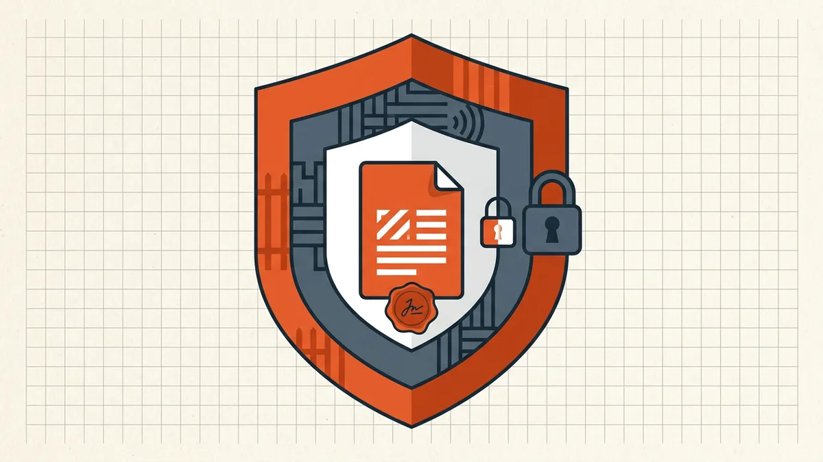 Read-only PDF protection layers: permissions, encryption, signatures